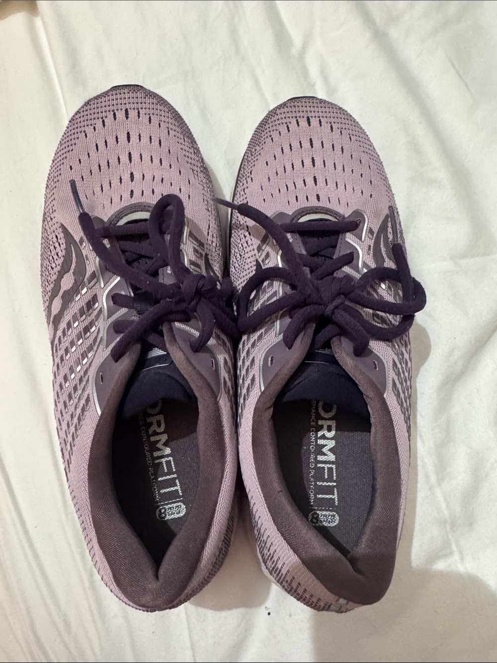 Saucony Women's Formfit Ride13 Purple Knit Running Shoes
